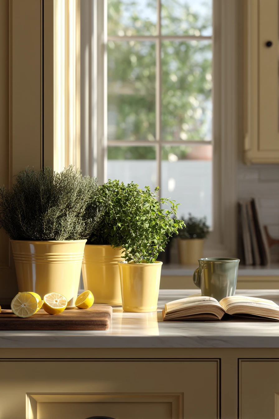 6. Kitchen Island Herb Garden, Weekend Brunch Mood