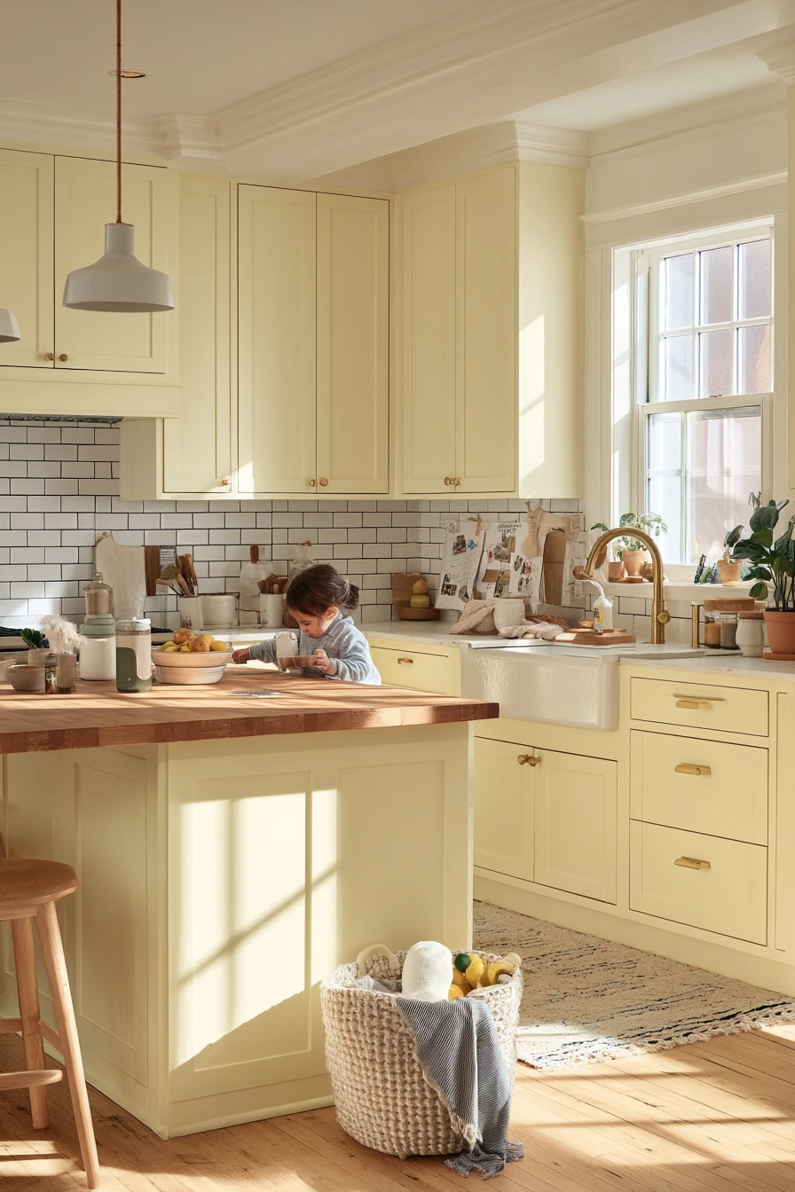pale yellow kitchen ideas