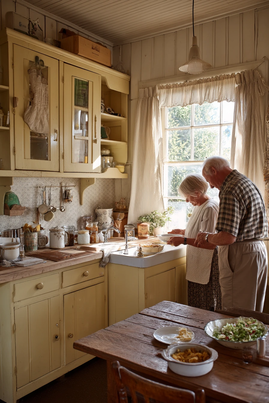 Country Kitchen Breakfast Moment