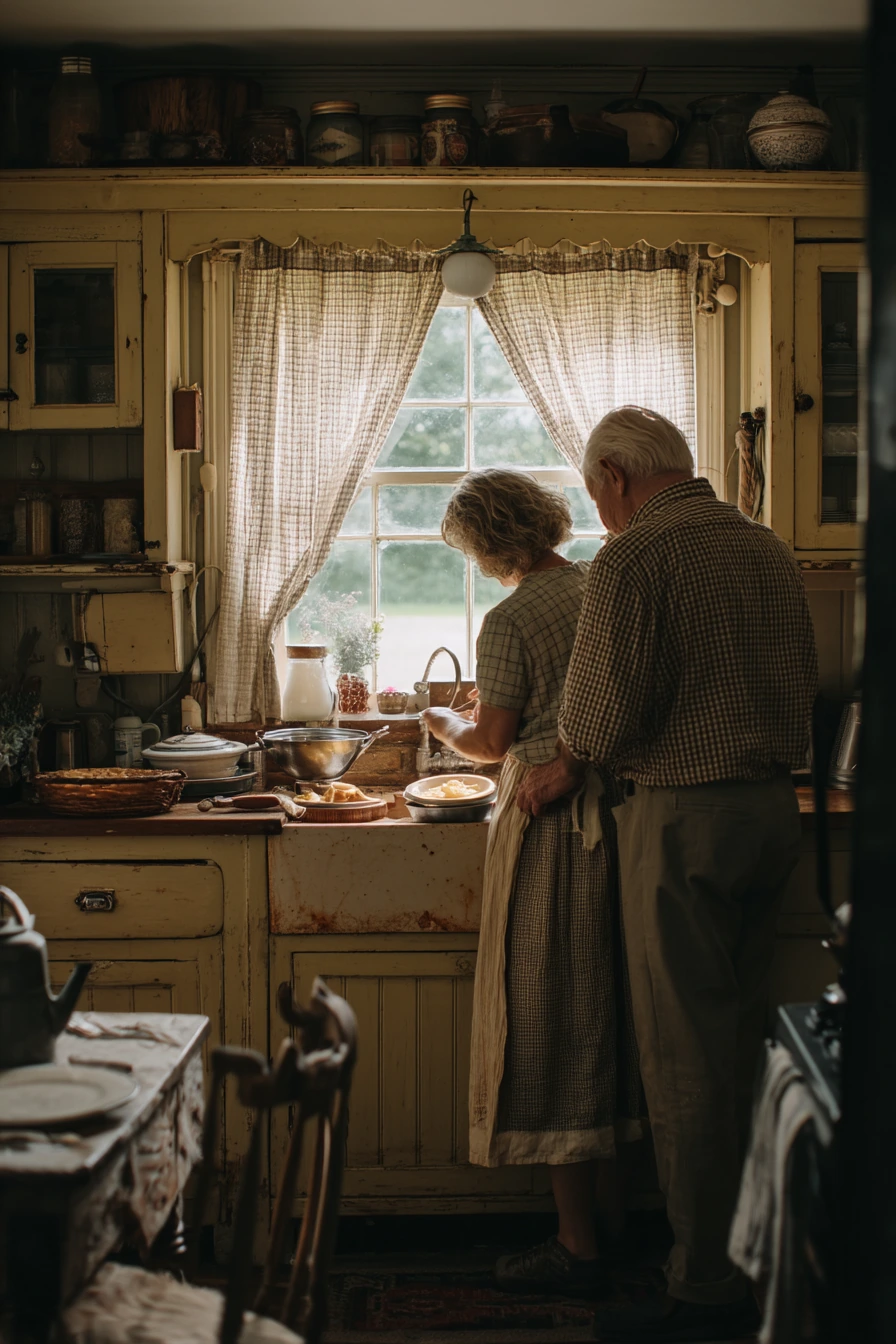 Country Kitchen Breakfast Moment