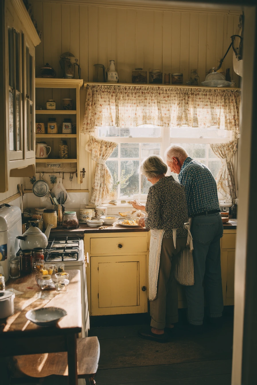 Country Kitchen Breakfast Moment