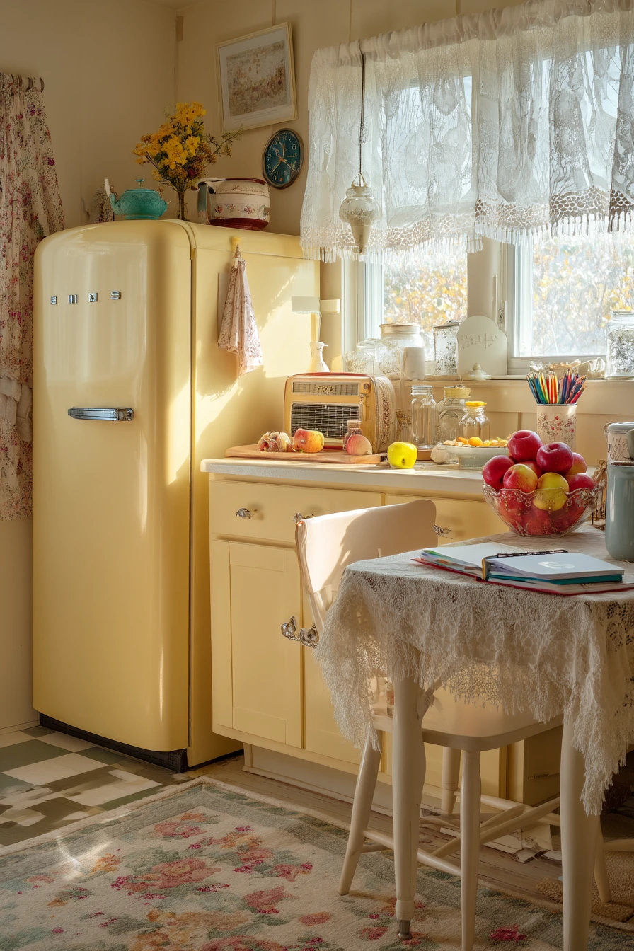Vintage-Inspired Kitchen with Collected Charm