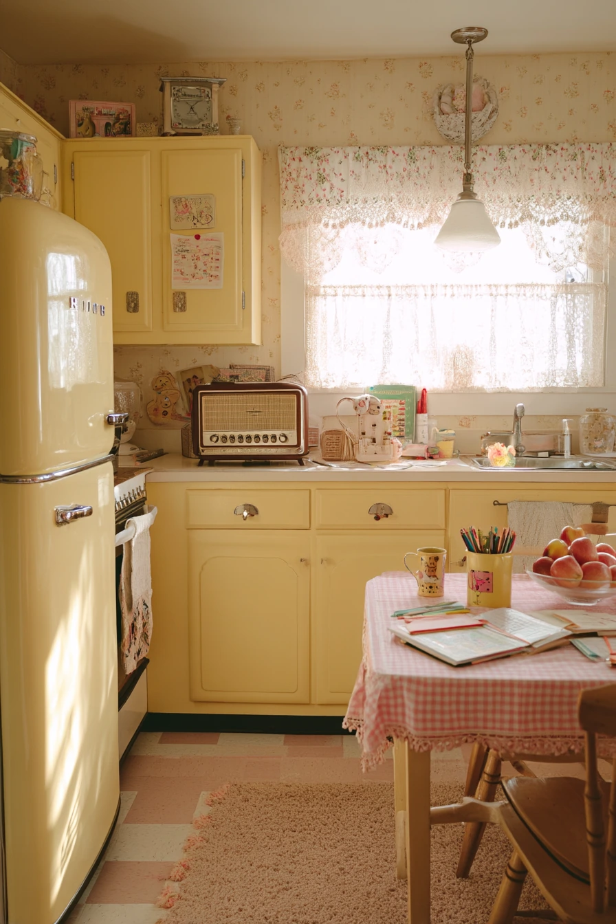 Vintage-Inspired Kitchen with Collected Charm