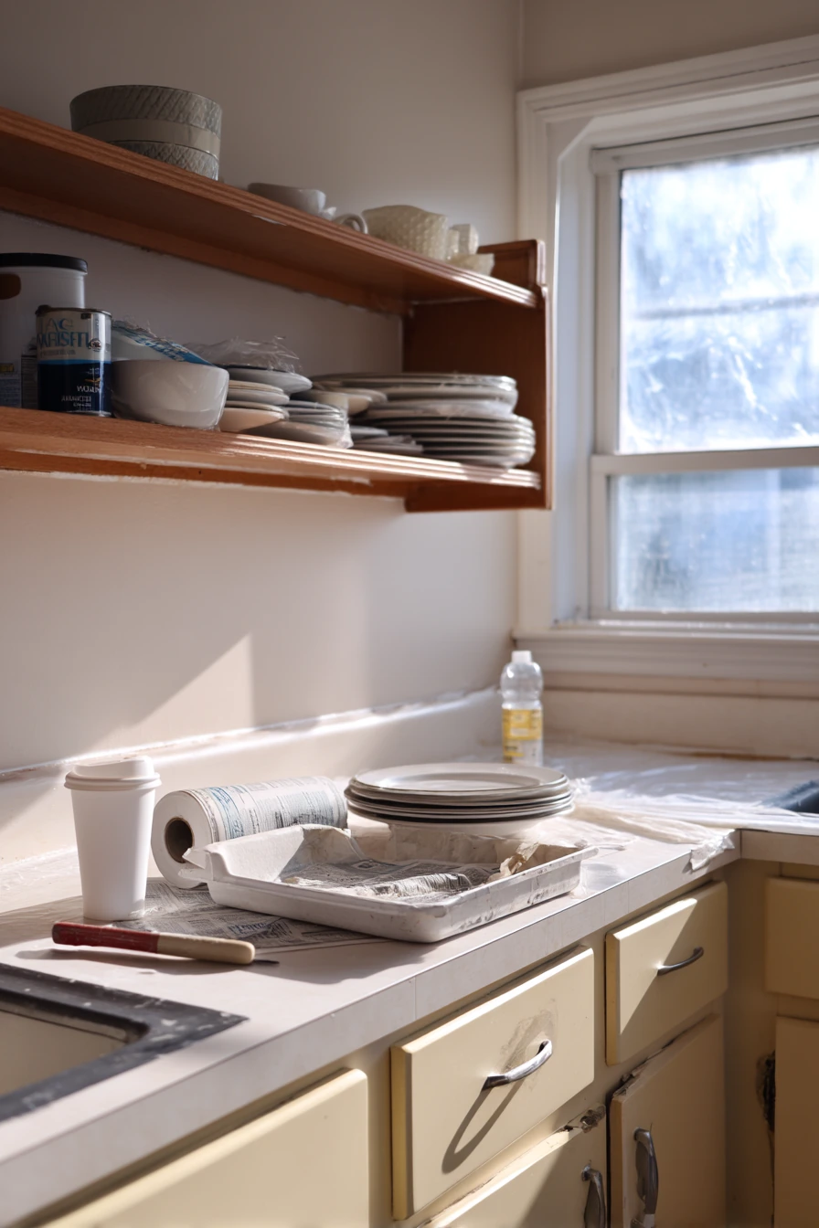 Budget Makeover with Paint and New Hardware