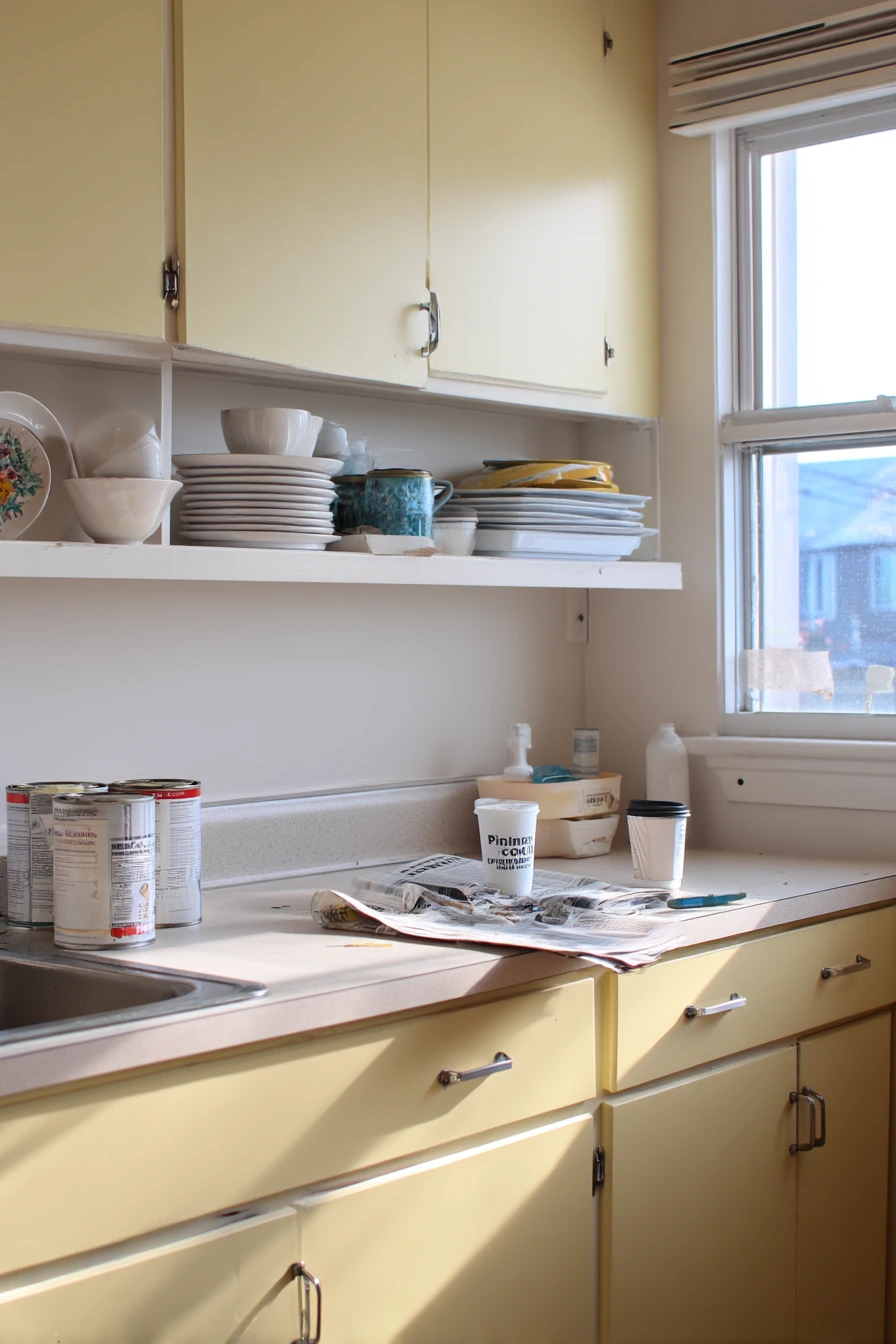 Budget Makeover with Paint and New Hardware