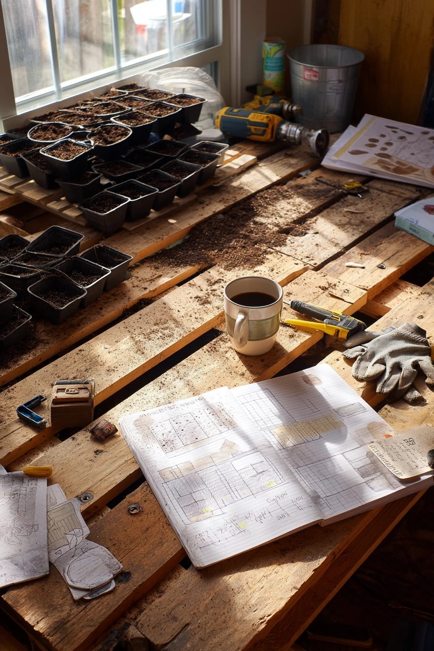 4. Weekend DIY Pallet Build Moment