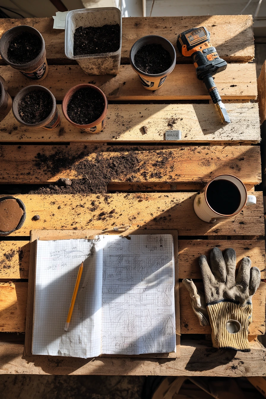 4. Weekend DIY Pallet Build Moment