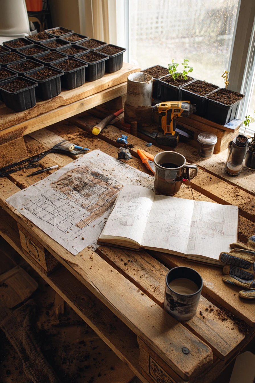 4. Weekend DIY Pallet Build Moment