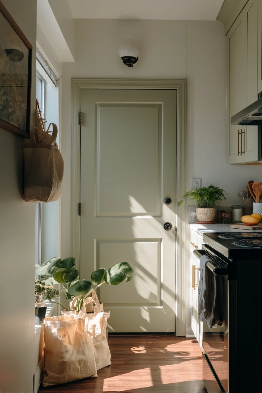Renter-Friendly Pantry Door with Removable Trim