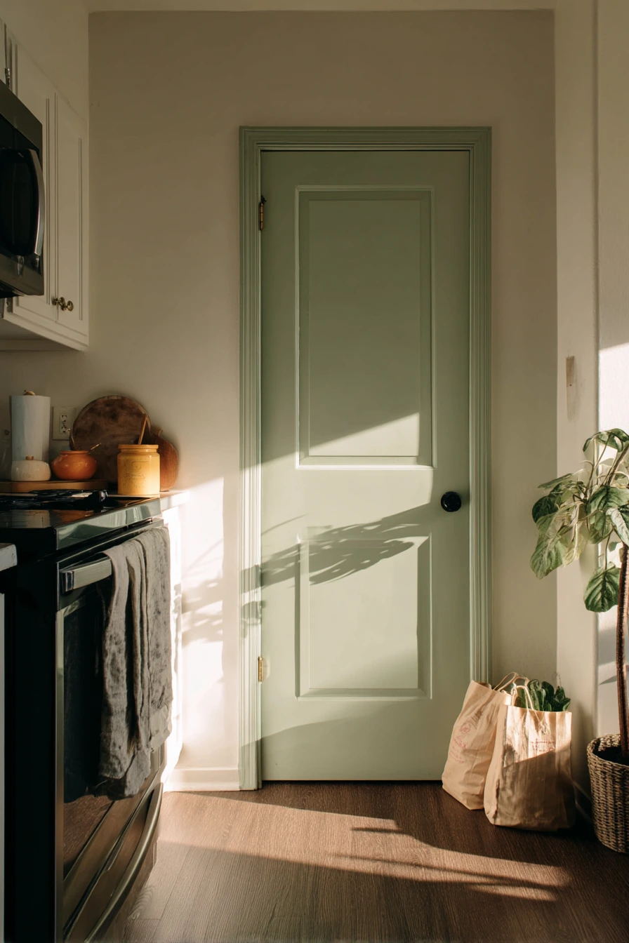 Renter-Friendly Pantry Door with Removable Trim