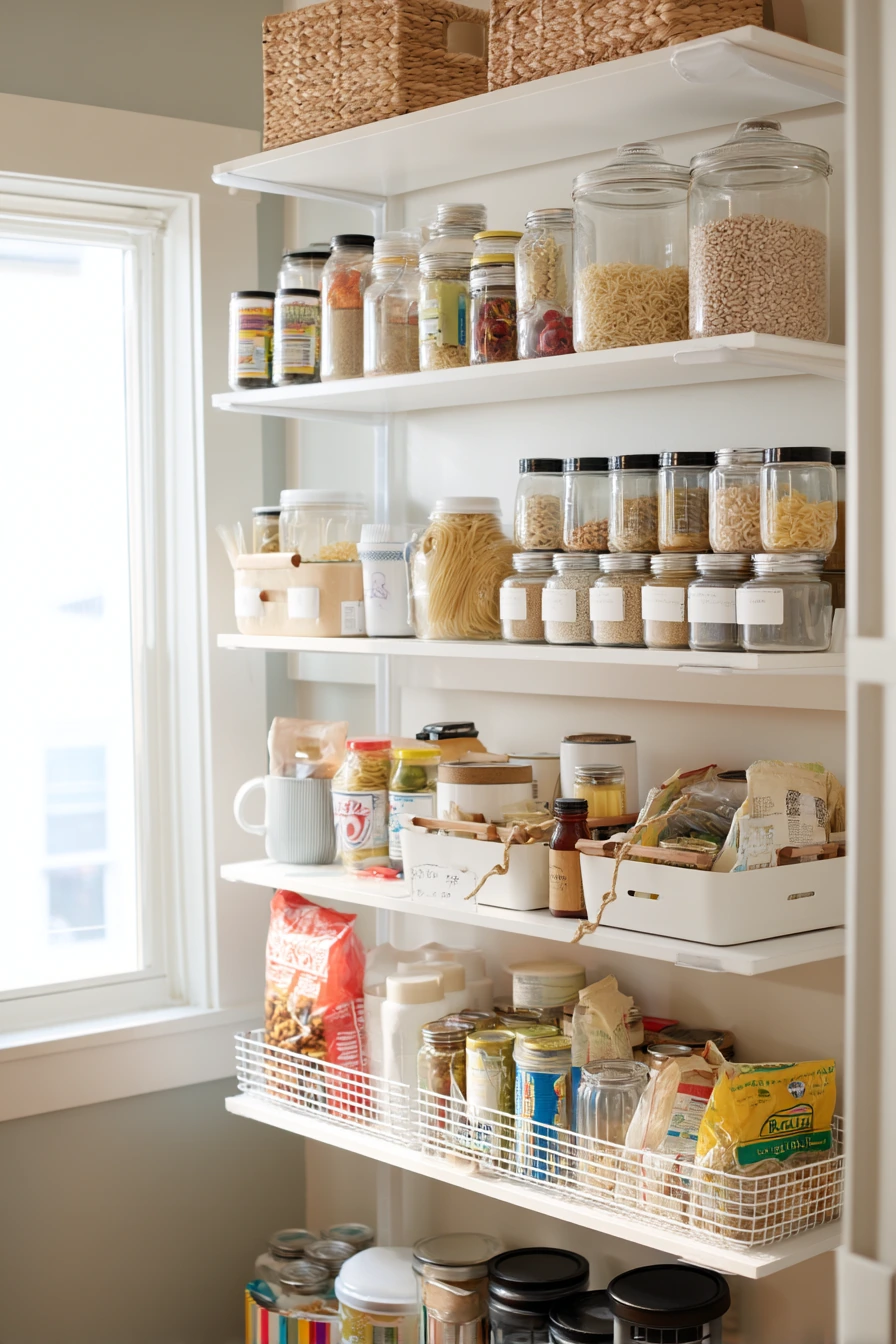 Budget Rental Pantry Makeover