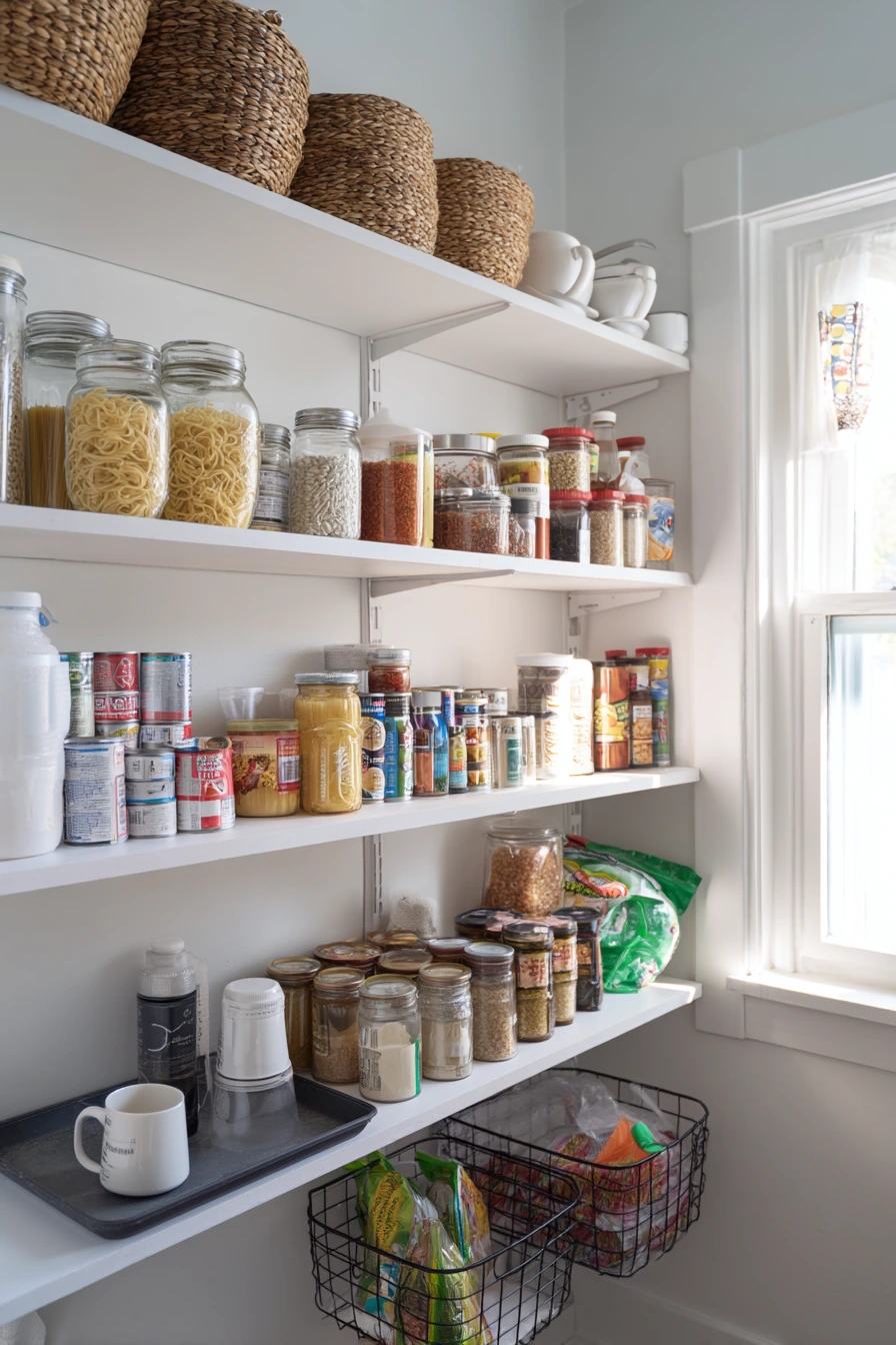 Budget Rental Pantry Makeover