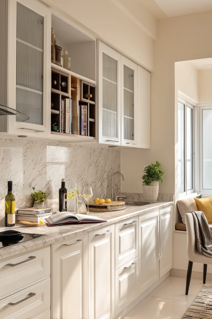 Parallel Kitchen for Entertaining After Work