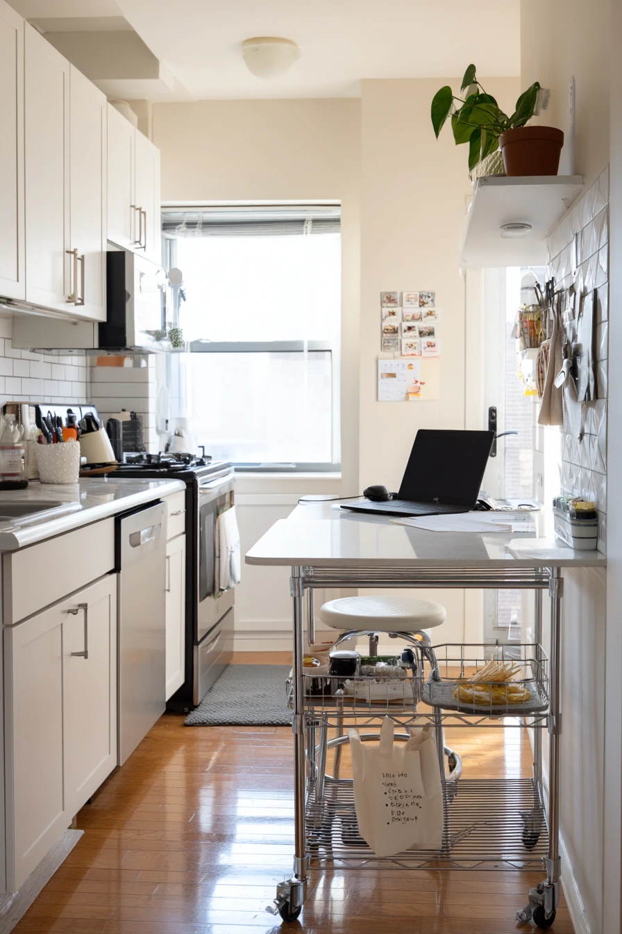 Renter-Friendly Parallel Kitchen with Easy Upgrades