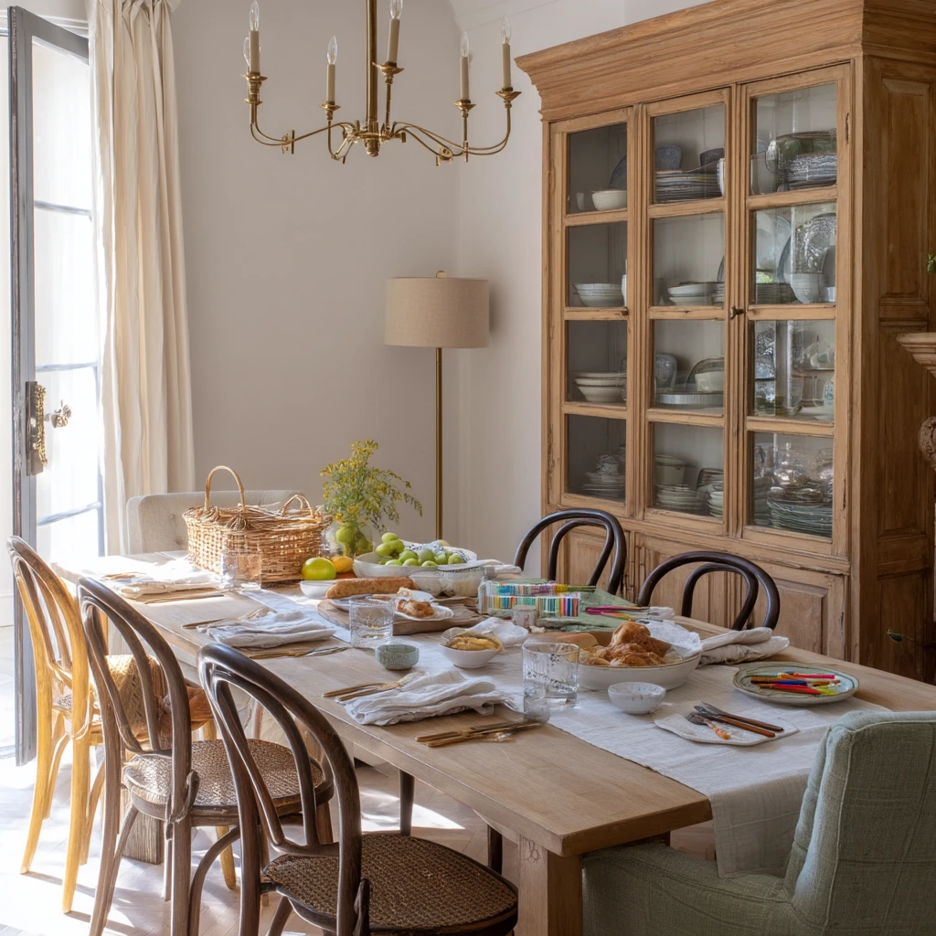 3. Family-Friendly Elegant Dining Room