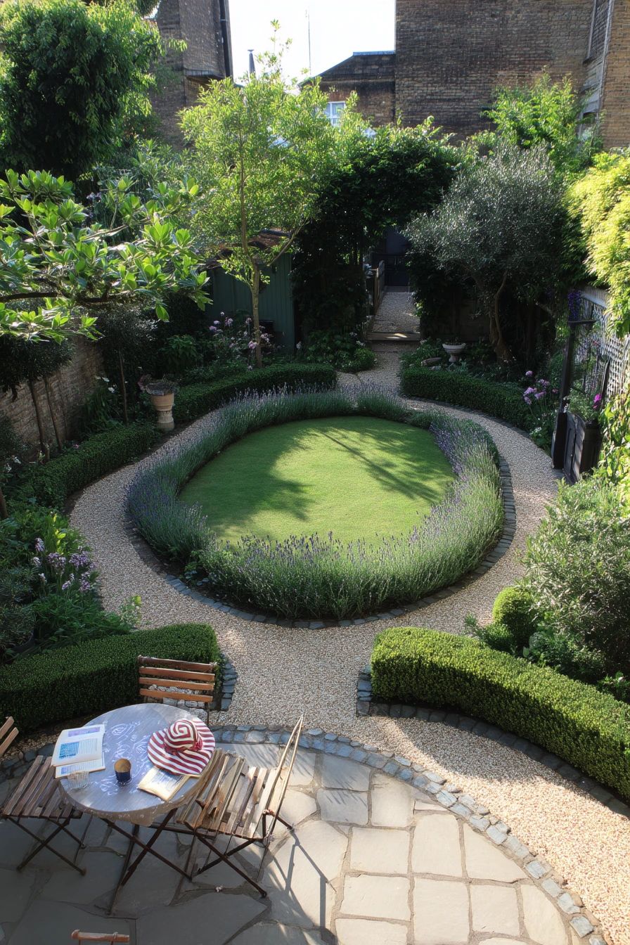 Family-Friendly Parterre with Playful Edges