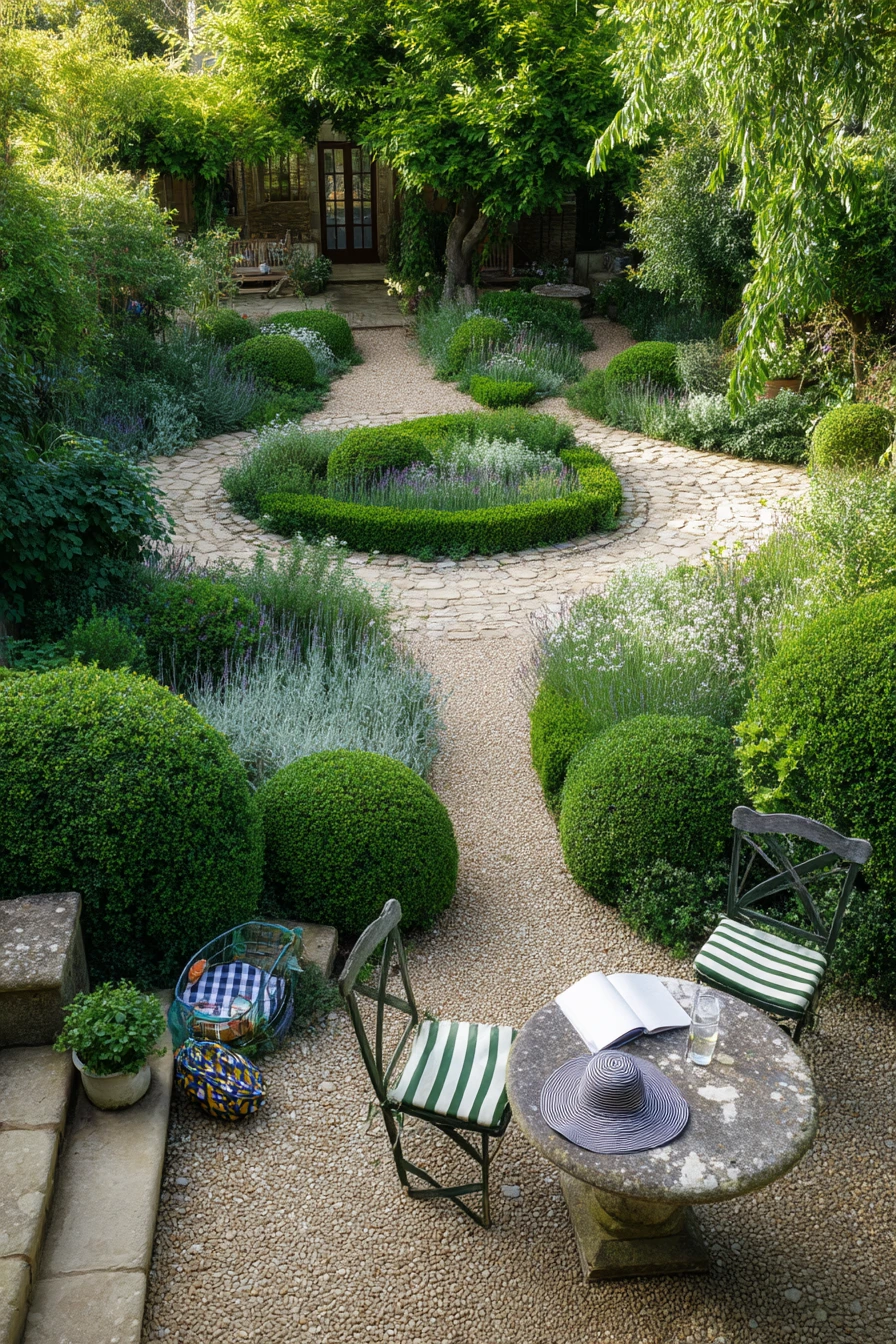 Family-Friendly Parterre with Playful Edges