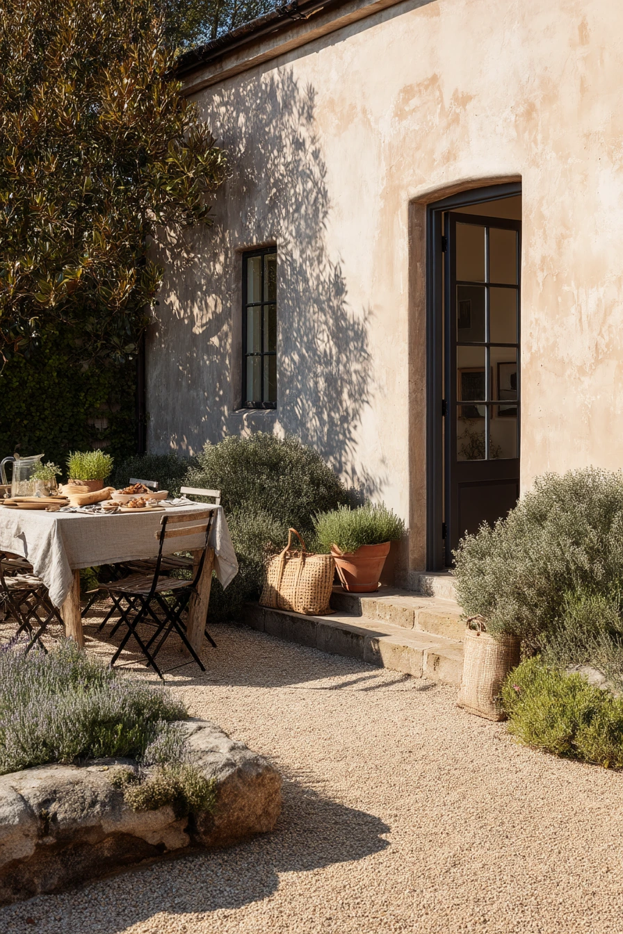 Mediterranean Parterre by the Kitchen Door