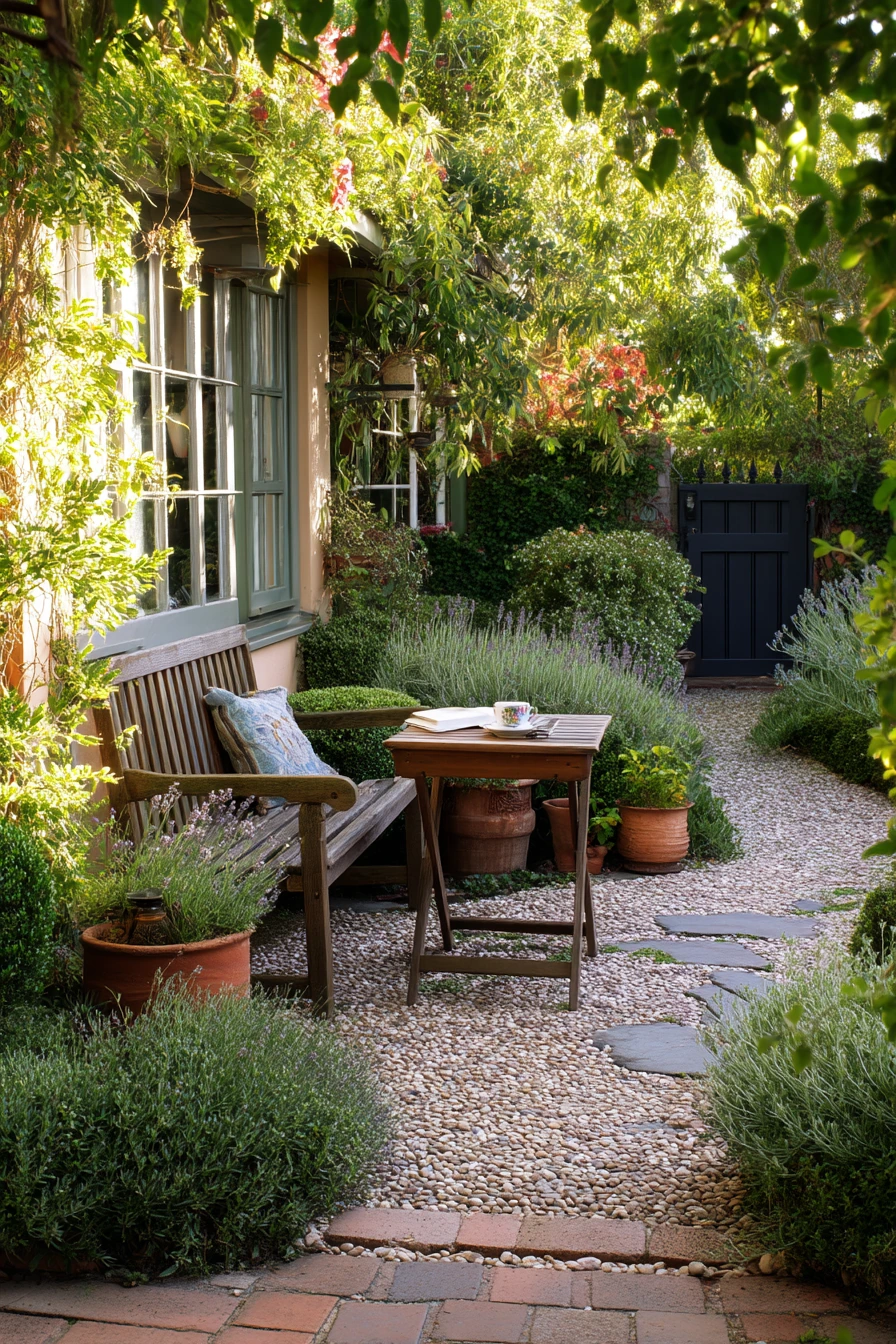 Cottage Parterre Border with Everyday Life