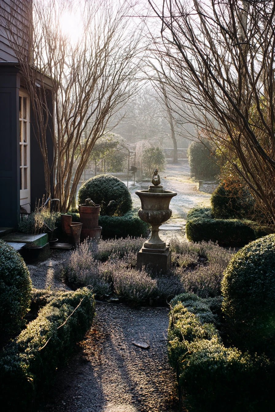 Late-Winter Parterre with Structure
