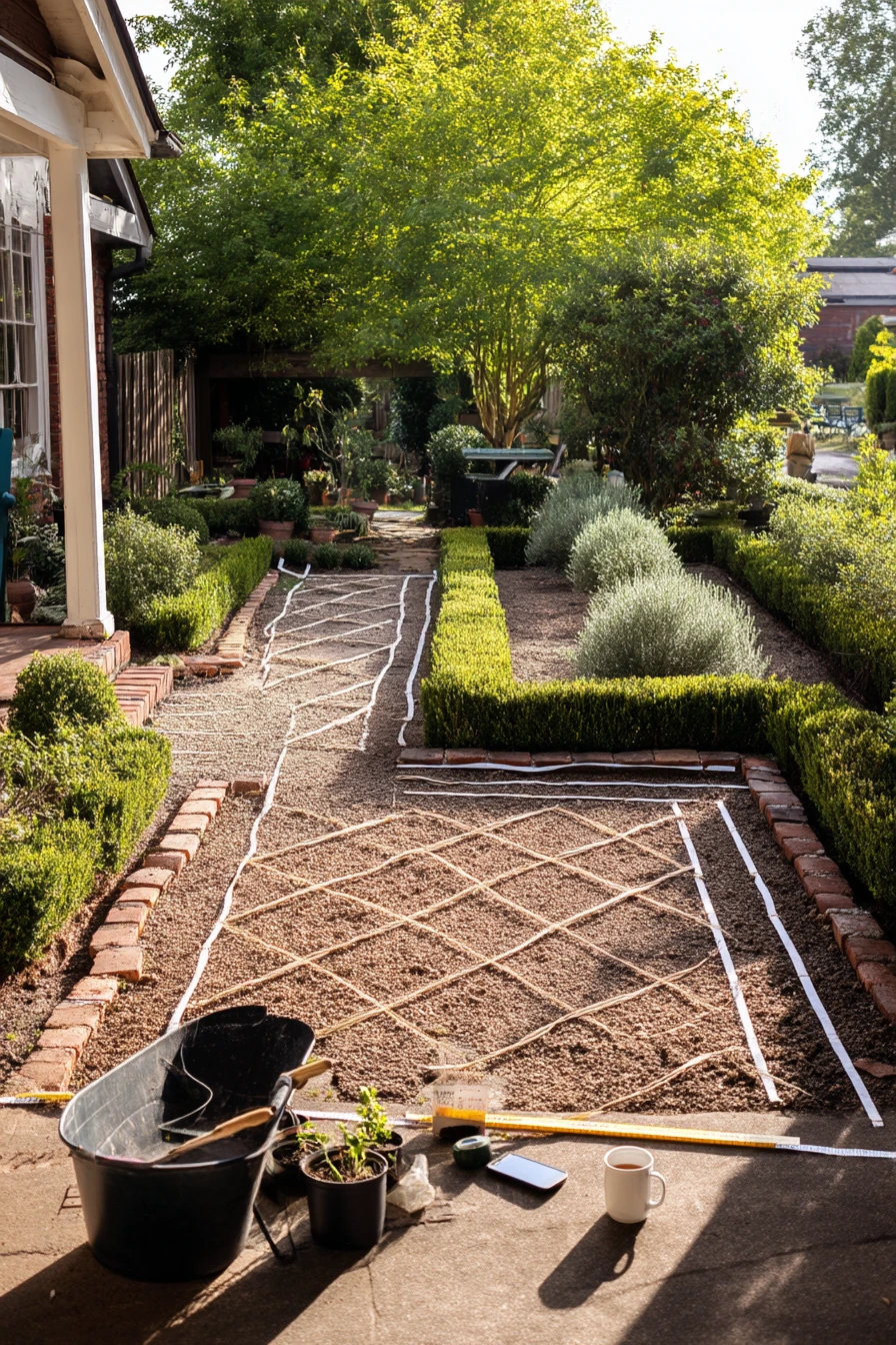DIY Weekend Parterre Makeover