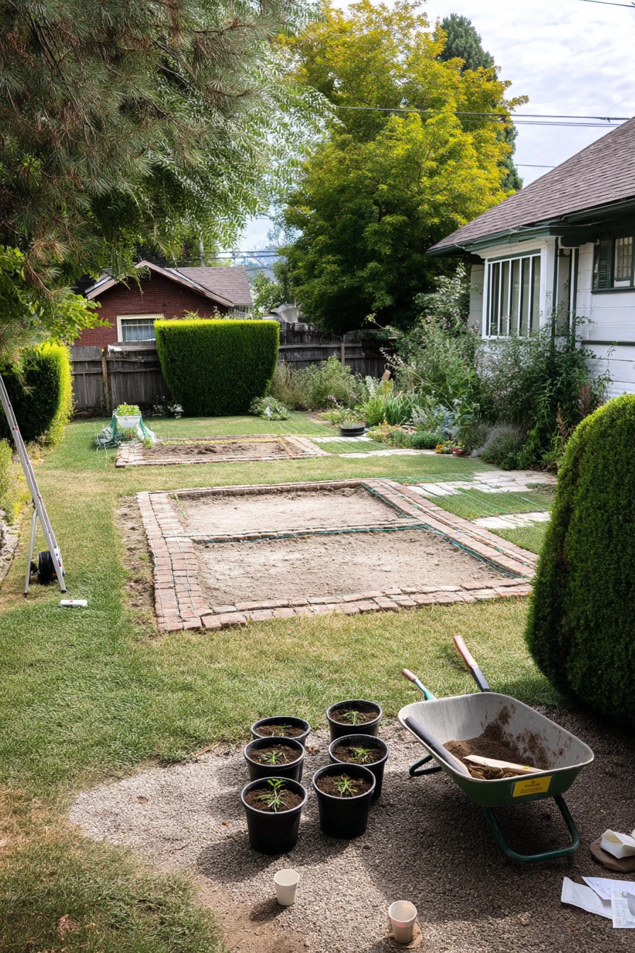 DIY Weekend Parterre Makeover