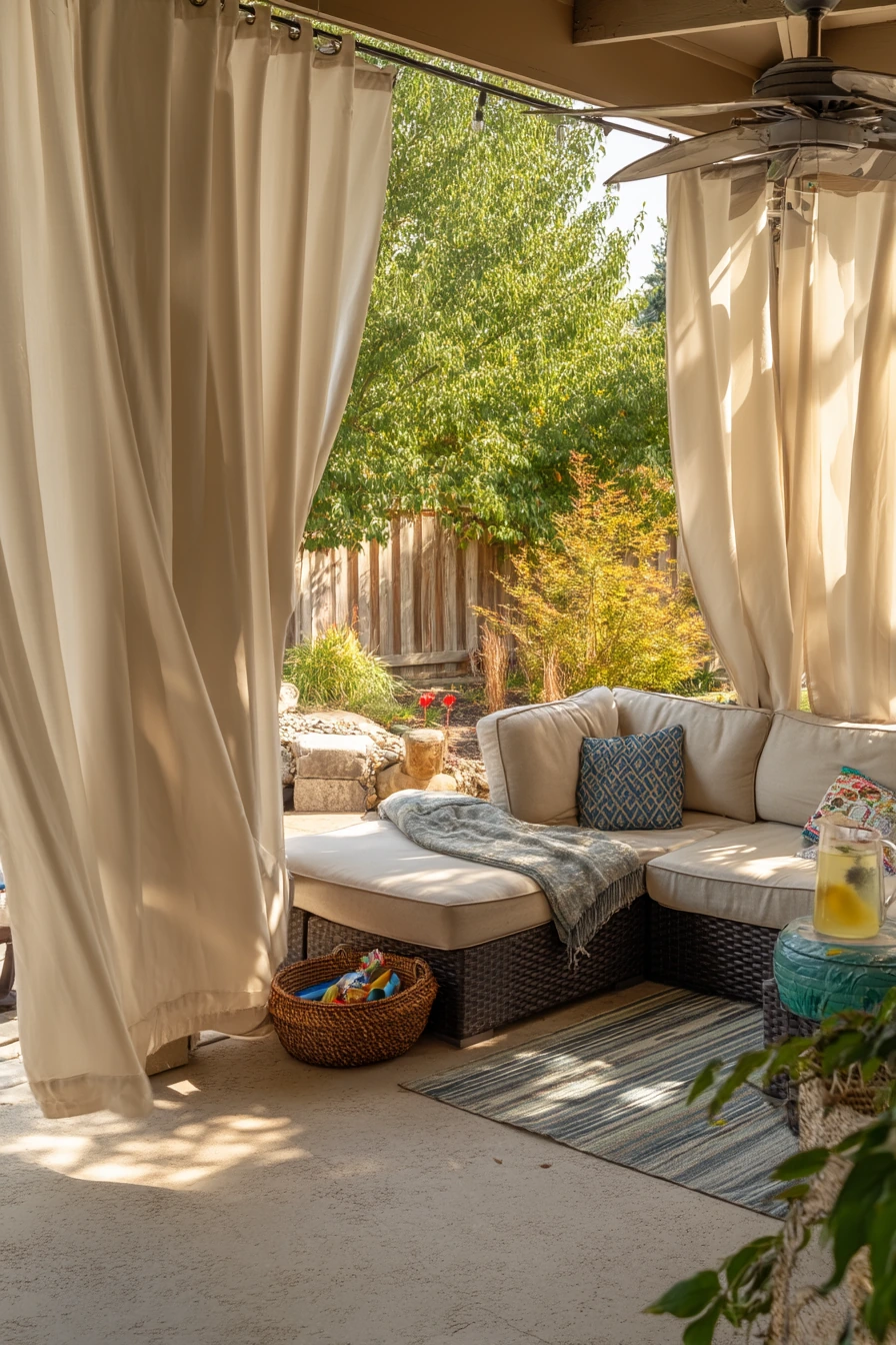 3. Family Patio Curtains for Shade and Shade-Play