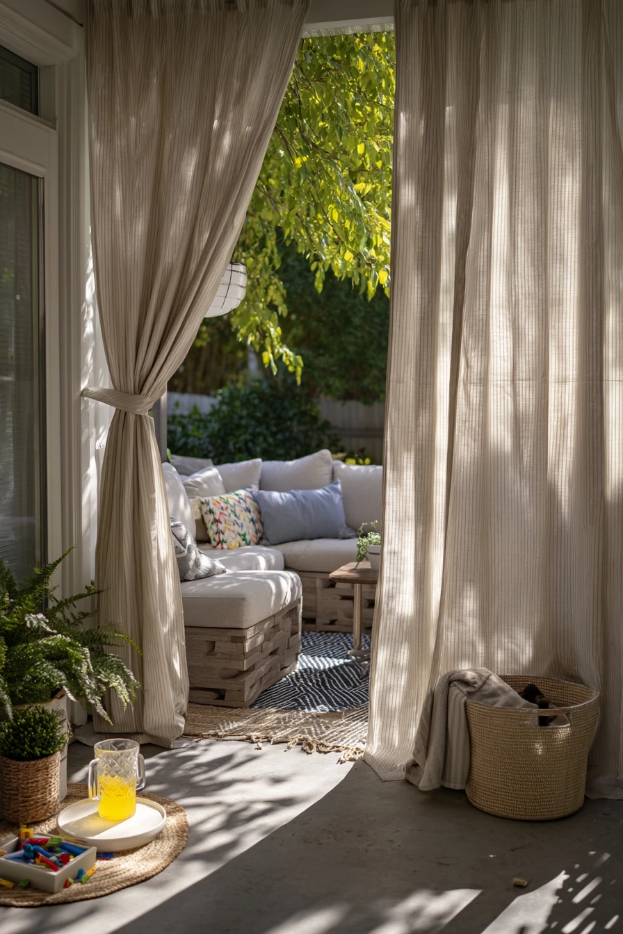3. Family Patio Curtains for Shade and Shade-Play
