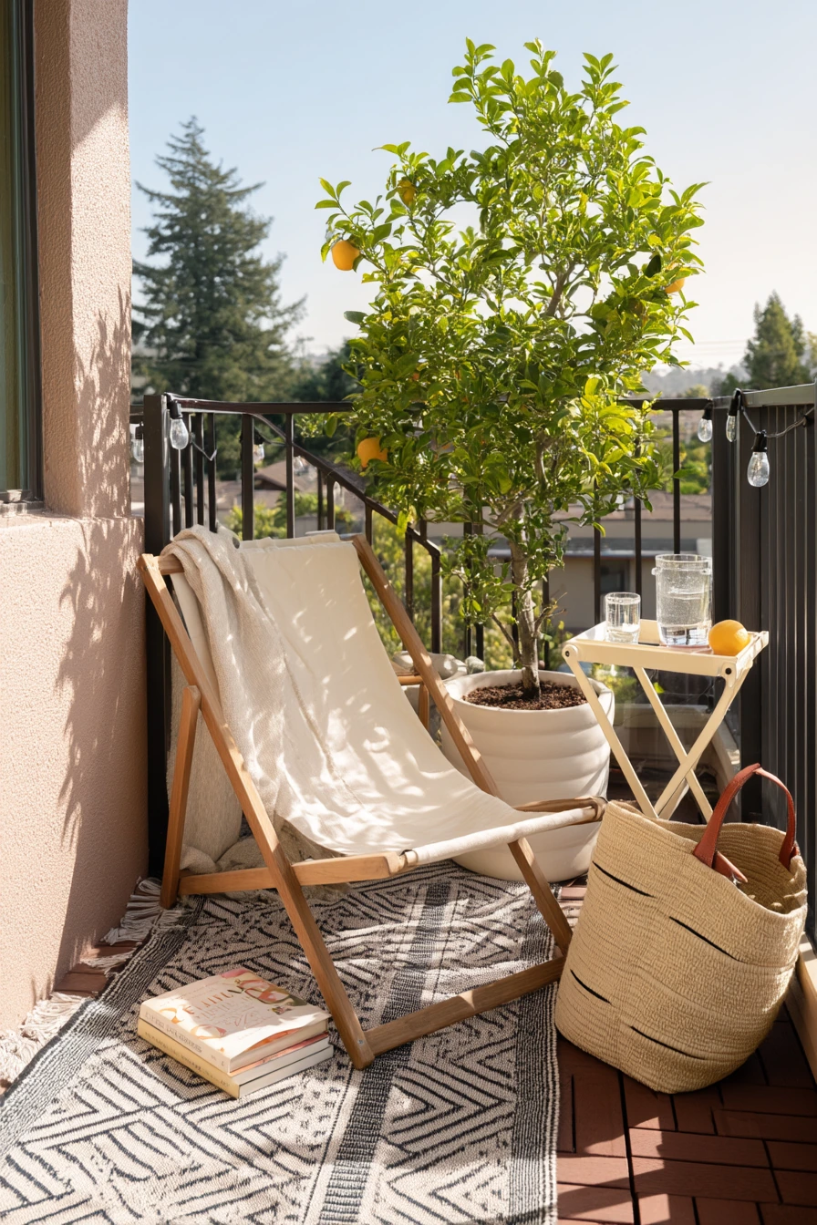 Renter-Friendly Deck Makeover with Portable Pieces