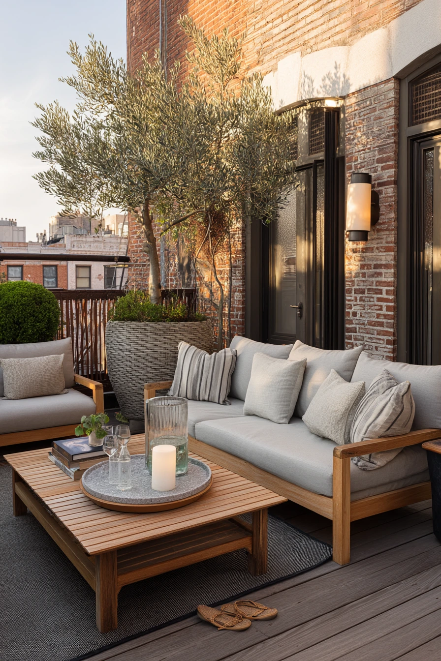 Compact Luxury Deck with Spa-Like Calm