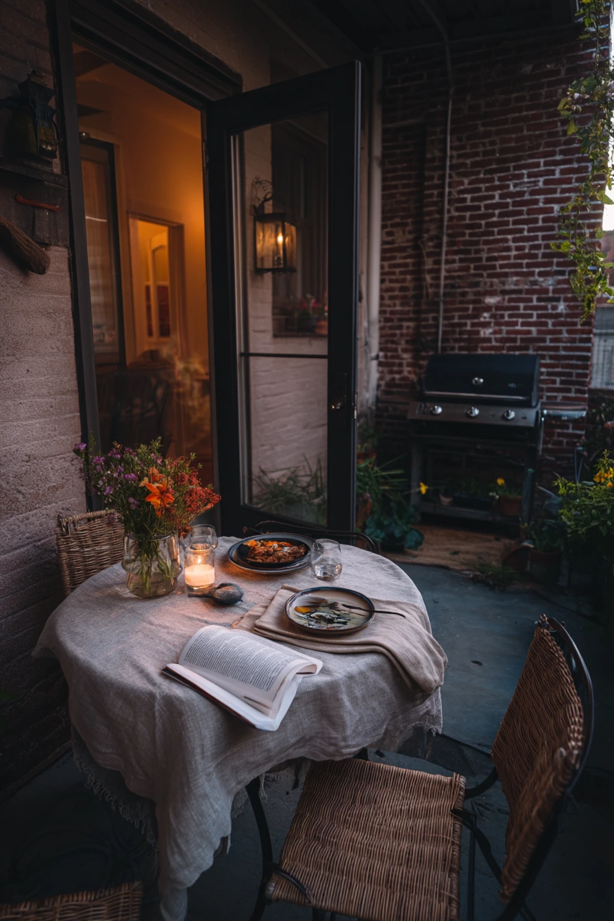 Dinner for Two Outside