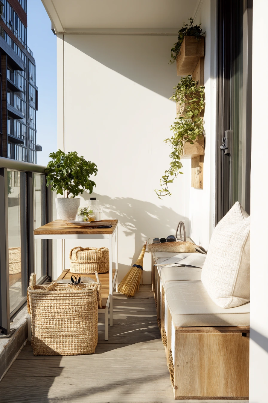 Tiny Patio, Clever Storage