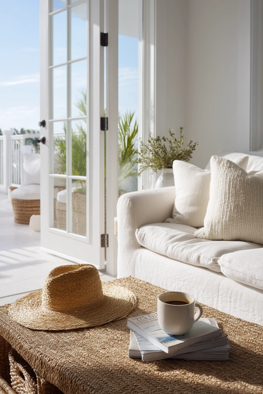 Coastal Patio Doors for Breezy Morning Coffee