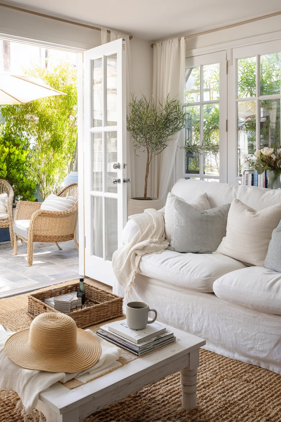 Coastal Patio Doors for Breezy Morning Coffee