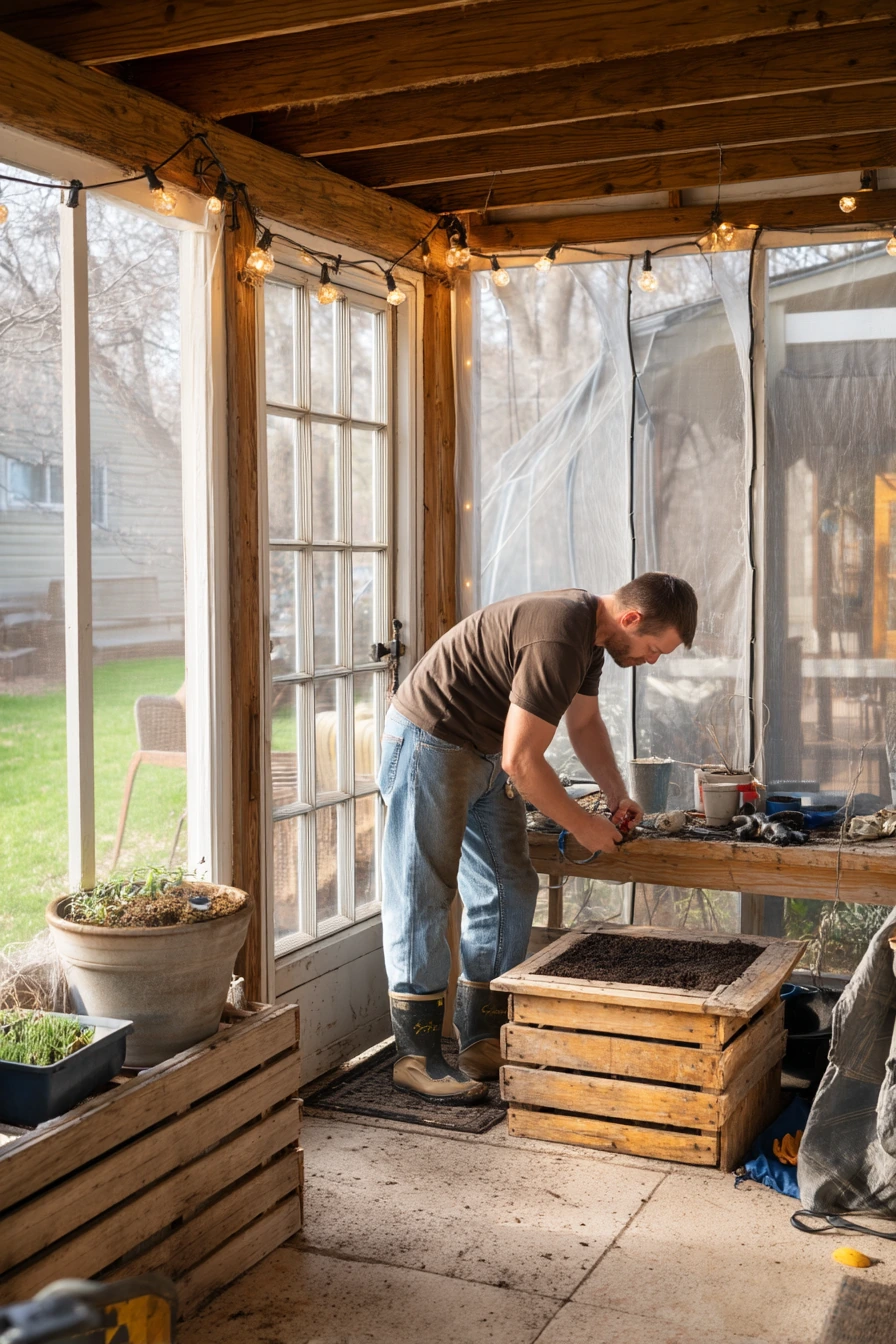 Budget DIY Screen Porch