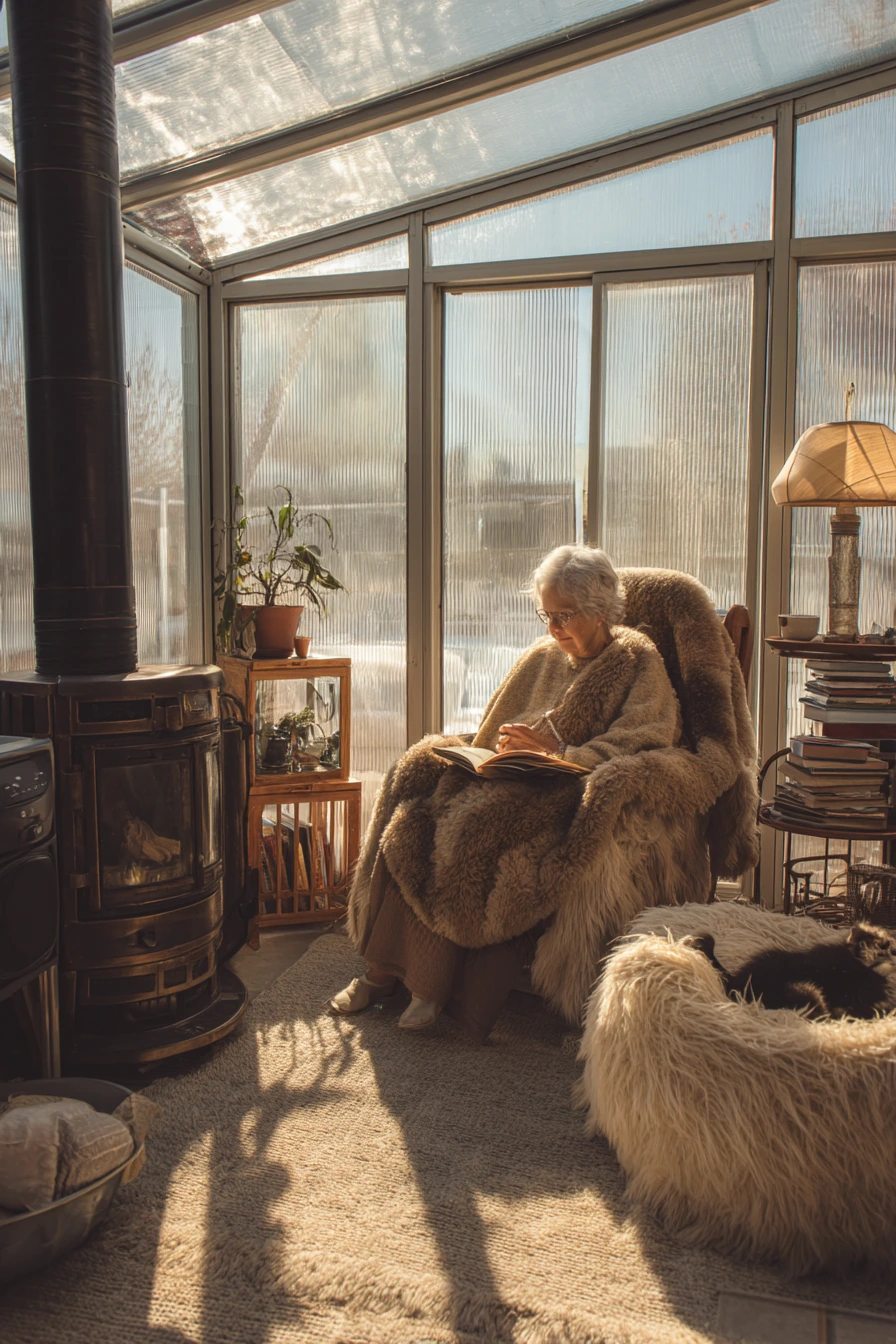 Winter Sunroom Retreat