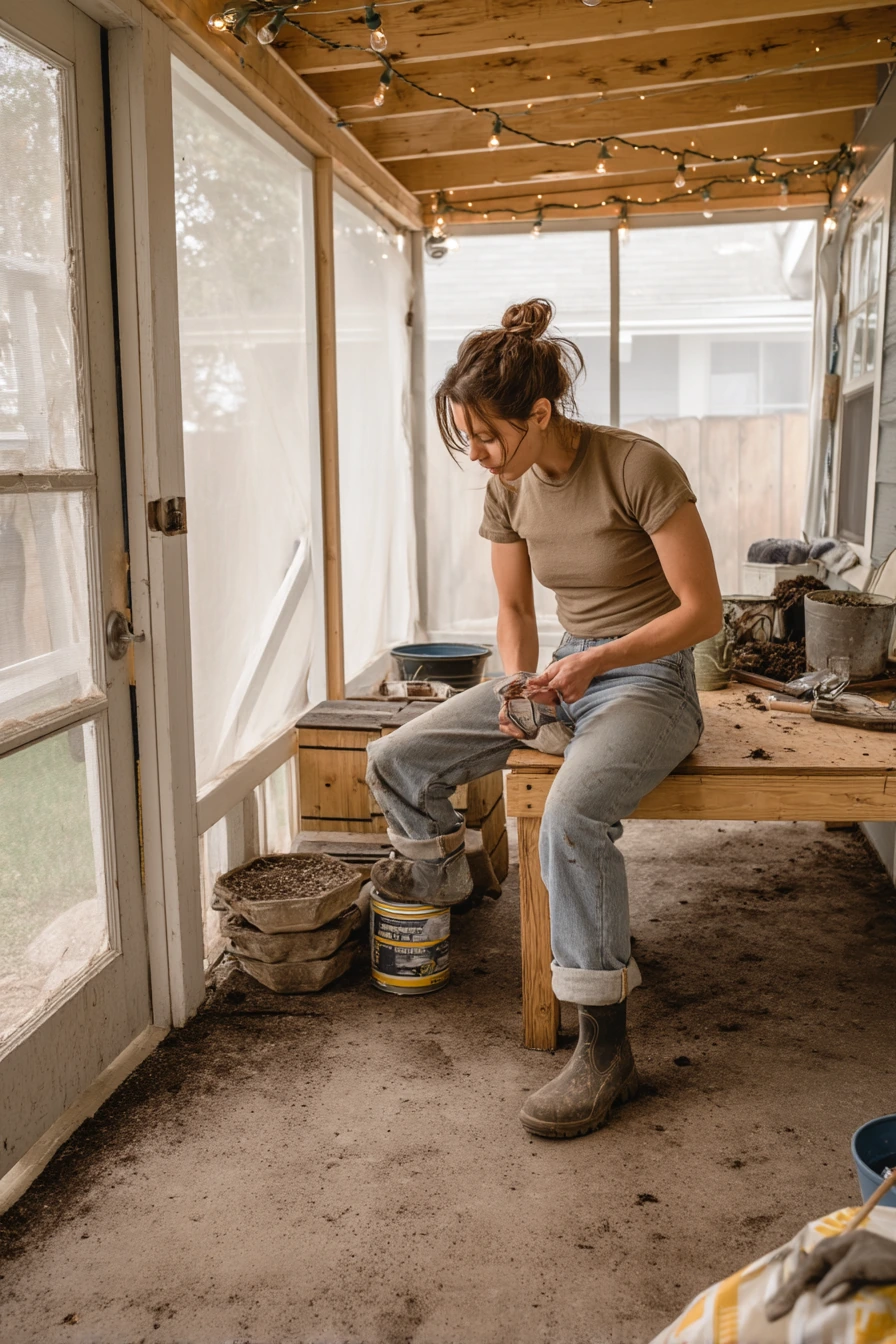 Budget DIY Screen Porch