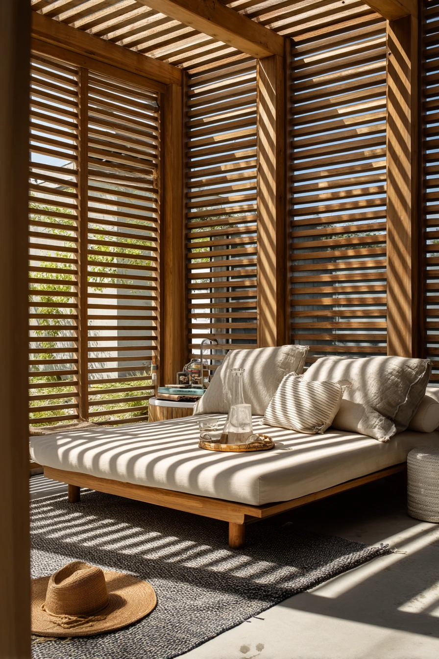 Modern Cabana for Hot Afternoon Lounging