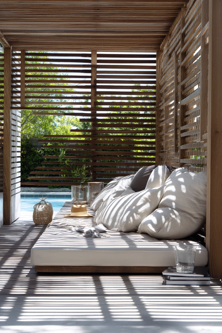 Modern Cabana for Hot Afternoon Lounging