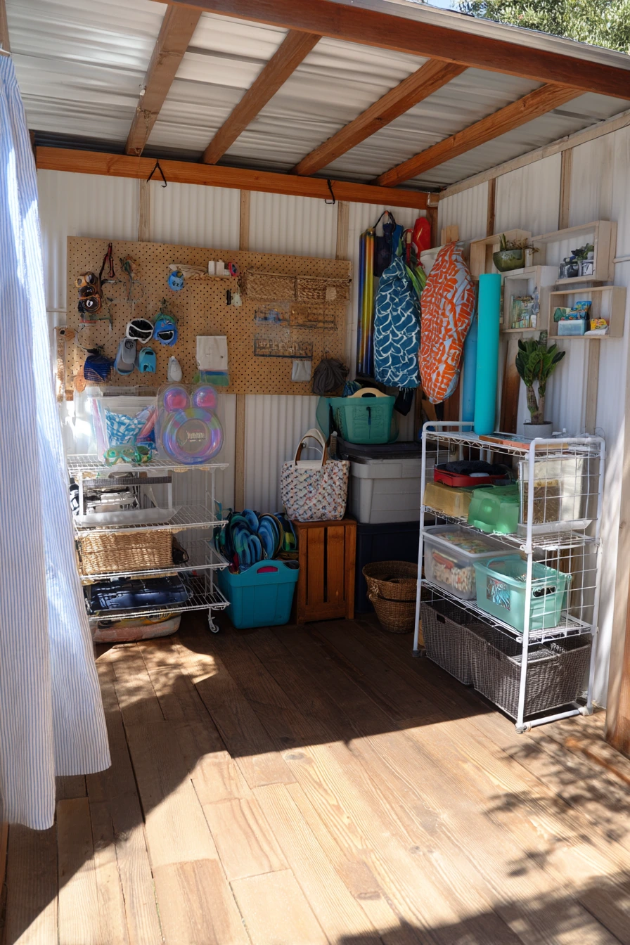 Renter-Friendly Pool Cabana Storage