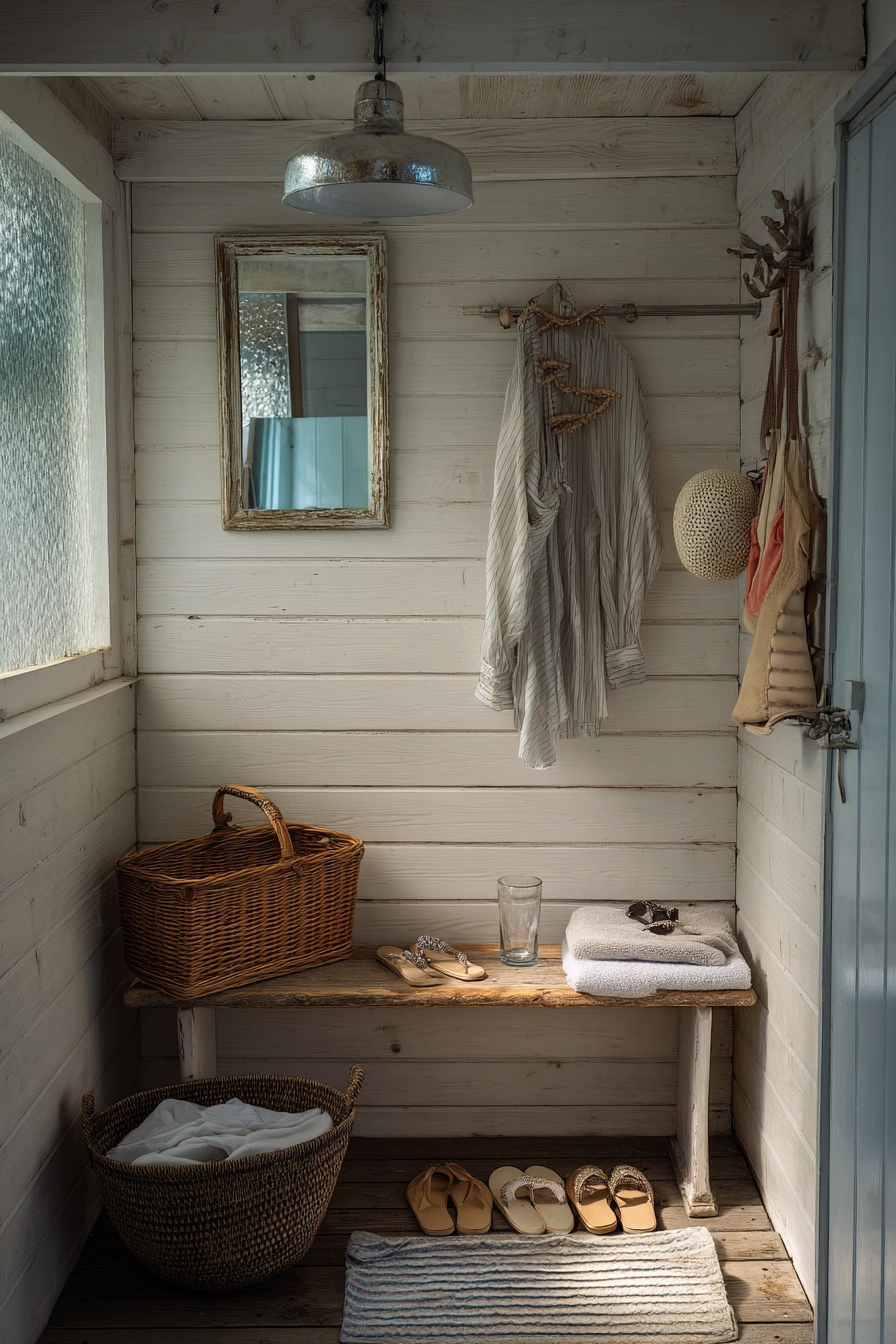 Pool Shed Changing Room Corner