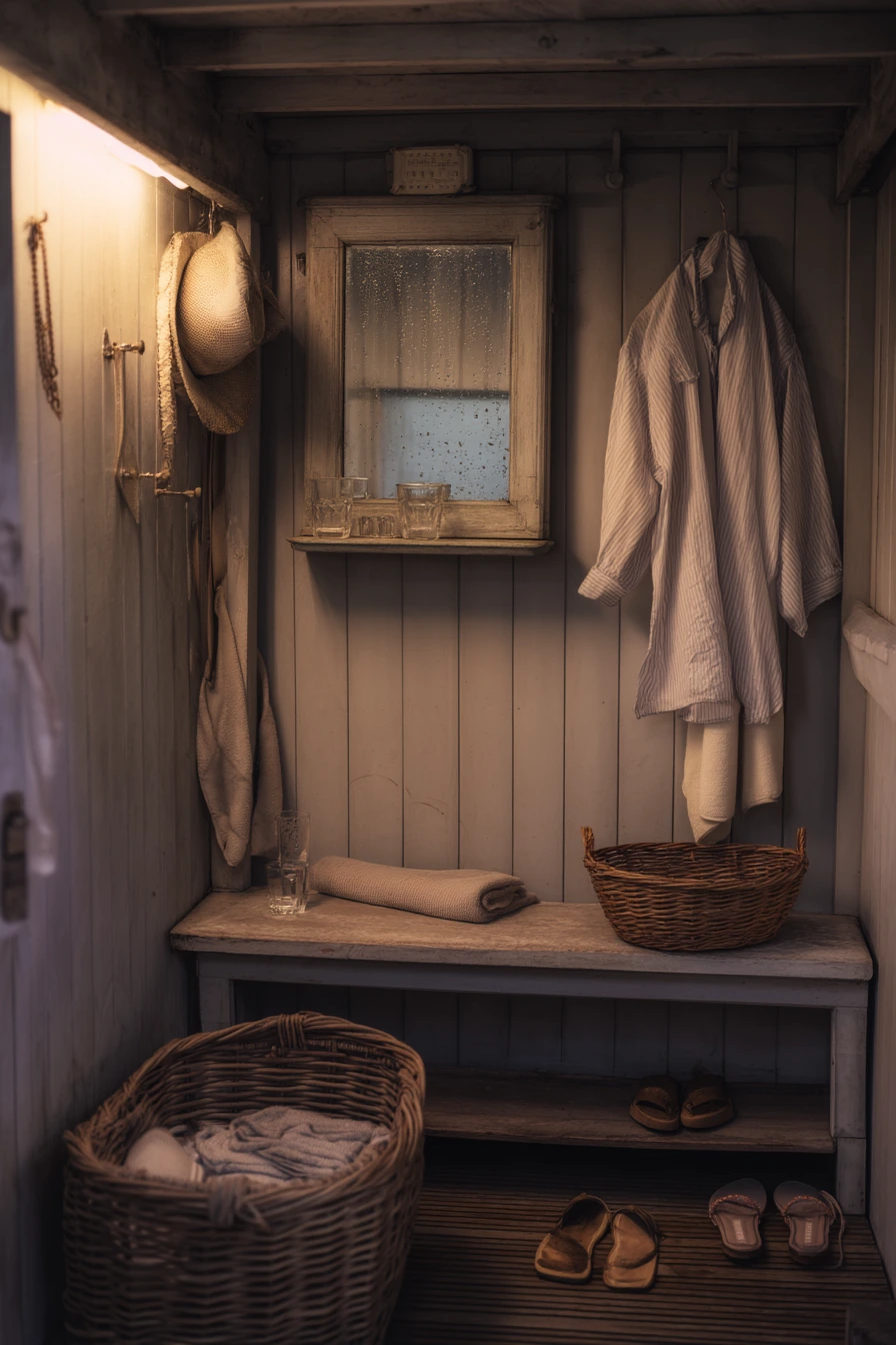 Pool Shed Changing Room Corner