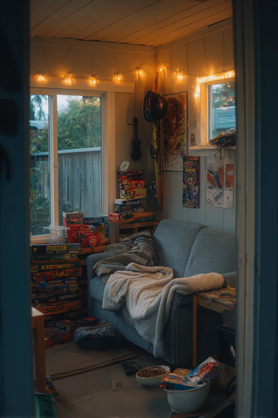 Teen Hangout Pool Shed