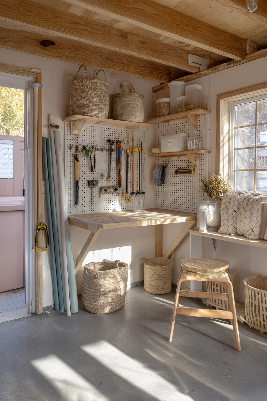 Compact Pool Shed Workshop