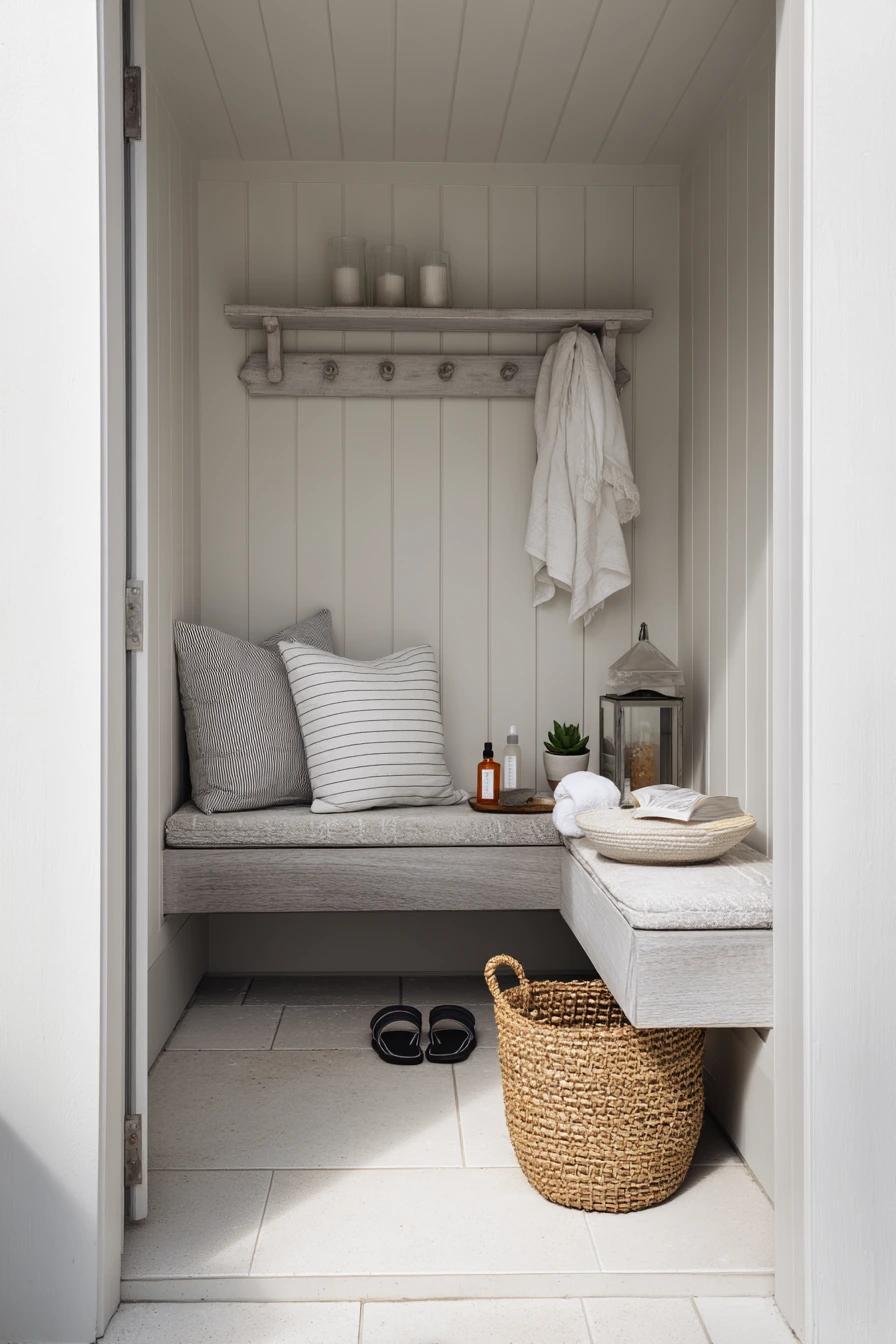 Minimal Resort-Style Pool Shed