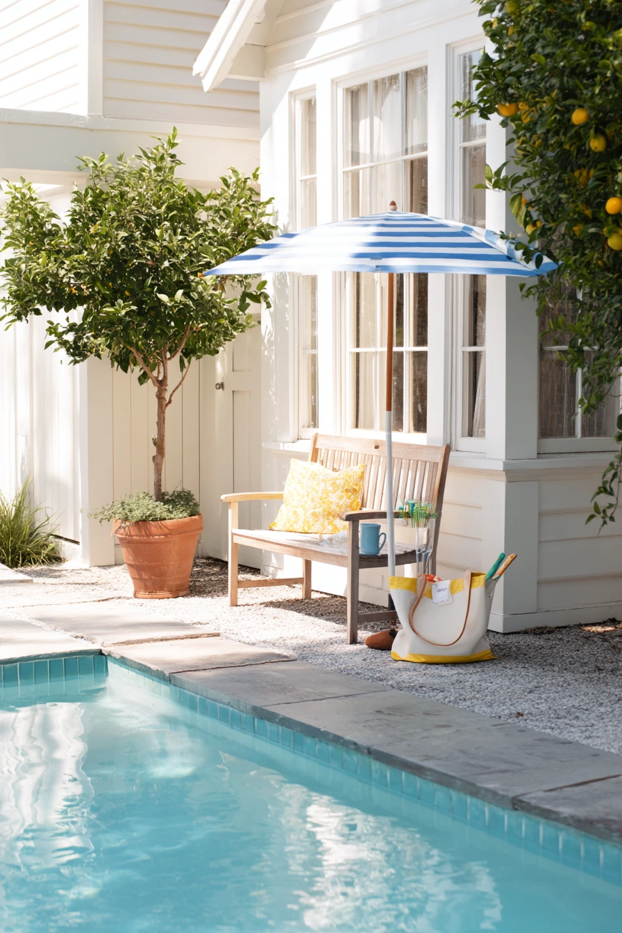 Renter-Friendly Poolside Stepping Stones