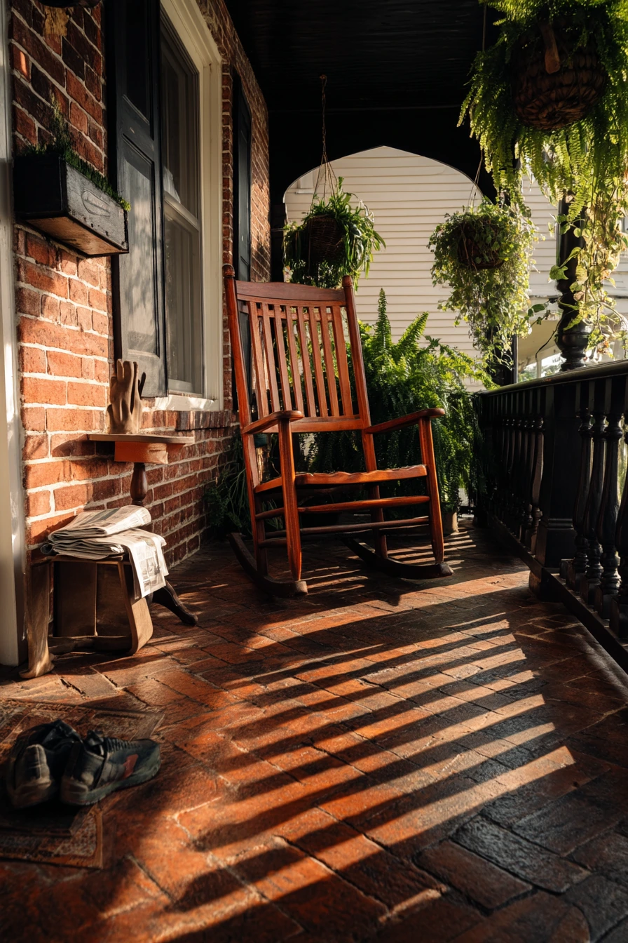Classic Brick Porch for Everyday Family Life