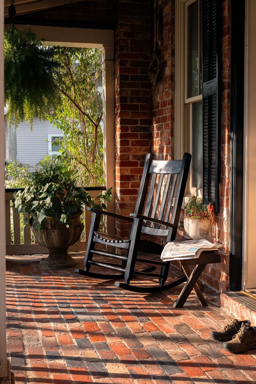 Classic Brick Porch for Everyday Family Life