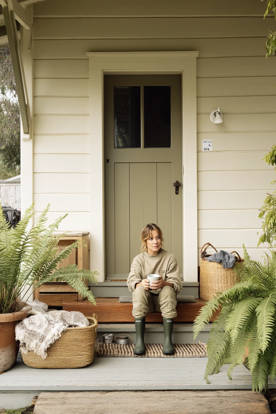 Budget-Friendly Painted Porch Boards