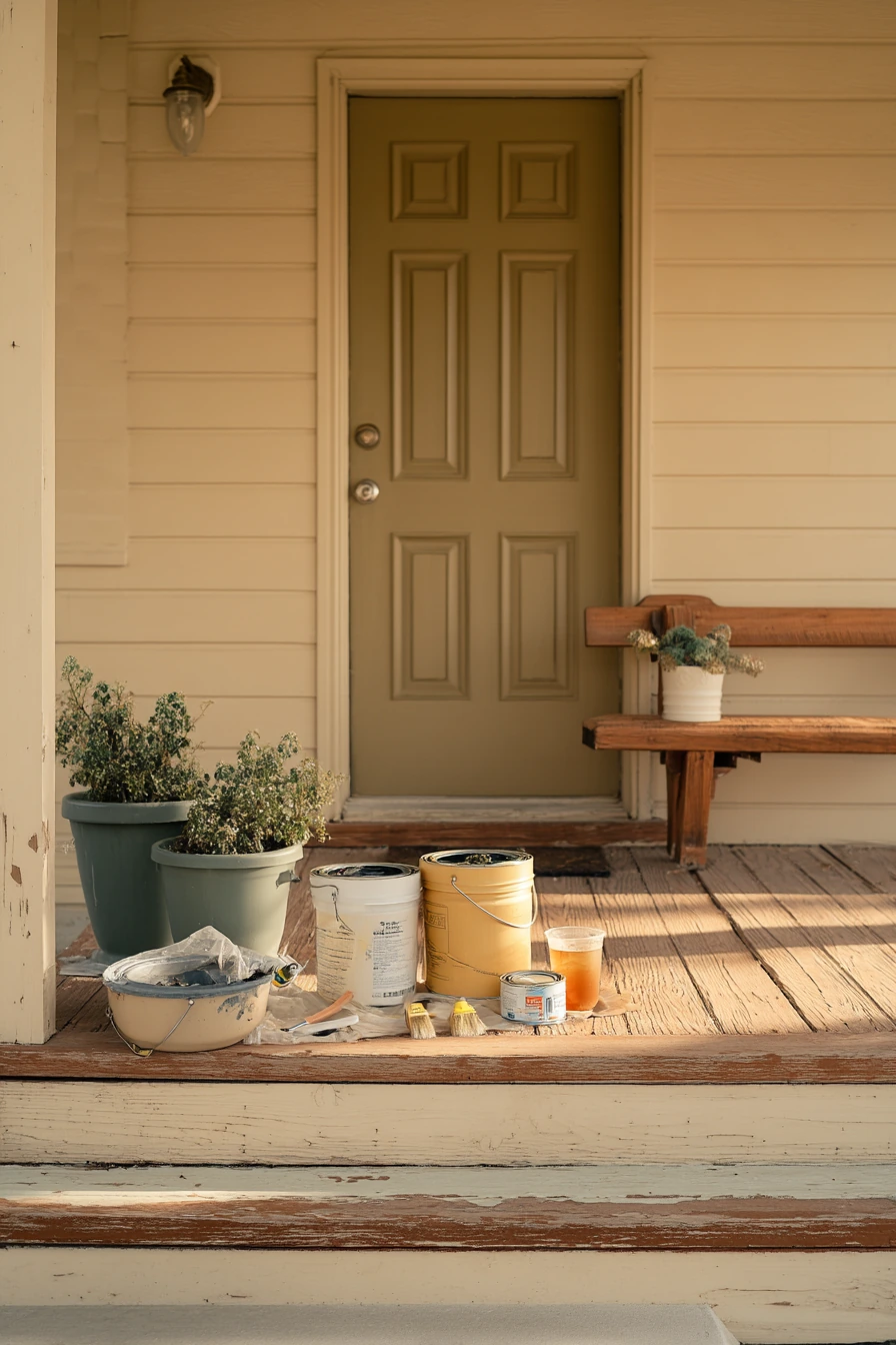 Budget Porch Makeover Weekend